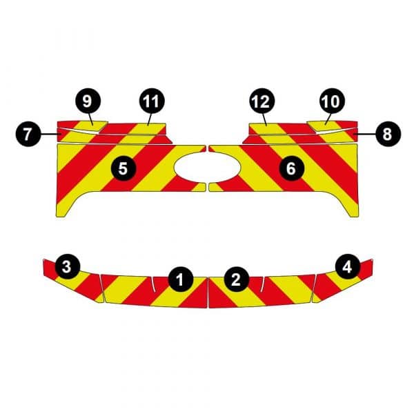 Kit Jaune-Rouge Partiel - FORD Ranger XLT (2024) – Image 2